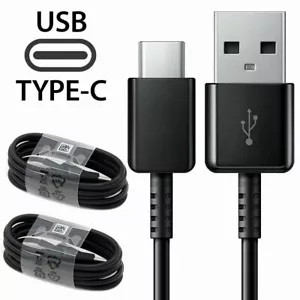 2X 4FT USB Type C Fast Charging Cable For Samsung Galaxy S8 S9 S10 Plus Note 8 9 - Picture 1 of 5