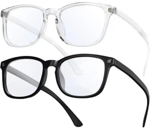 SmartVLT Spectacles 2 Pack Blue Light Blocking Computer Reading Gaming TV Phones - Picture 1 of 4