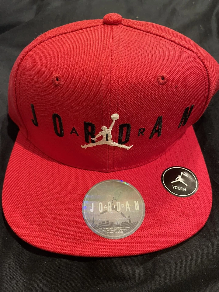 Air Jordan Nike Jumpman Youth Snapback Gym Red 8-20 Hat 0133