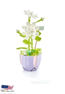Extra 10 % RABATT Kreatives Jasminblumen-Baustein-Kit Spielzeug 305 Stck. - US-Verkäufer - Bild 1 von 7
