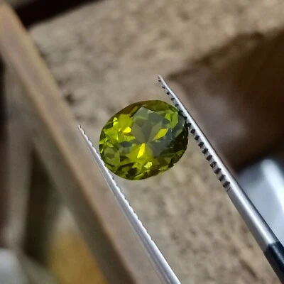 2.4 Natural Cut Greenish Yellow Color Tourmaline Loose Gemstone From Afghanistan - Image 1 of 4