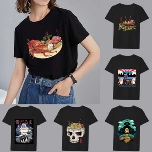 Printed T Shirts Short Sleeve Men Women Plain 1 Cotton Short Sleeve T-shirt Tee - Picture 1 of 36
