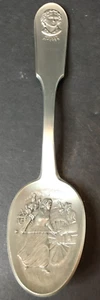 Molly Pitcher Franklin Mint Revolutionary War Hero Pewter Collectible Spoon - Picture 1 of 10