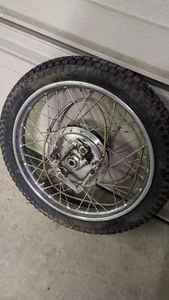 1971 Honda CL 175 Front Wheel cl175 cb sl cb175 sl175 oem original Brake Hub - Picture 1 of 2