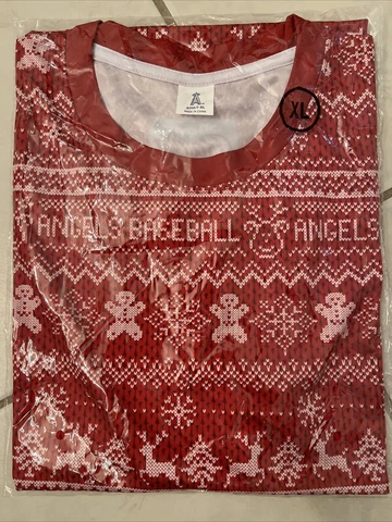 LA Angels Ugly Sweater T-Shirt SGA 6/9/23 Brand New XL Cover