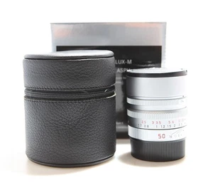 [FedEx] Leica Summilux-M 50 mm f/1,4 ASPH. Lente Plata 11892 Caja - Imagen 1 de 14