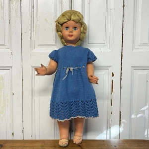 Vintage Brevettato Mädchen Puppe 1950’ Made in Italy wie vorgefunden - Bild 1 von 15