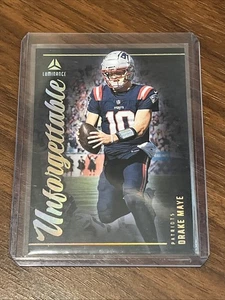 2025 Luminance Football Drake Maye #11 Unvergessliche New England Patriots - Bild 1 von 2