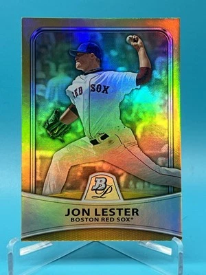 2010 Bowman Platinum Gold Foilboard /539 Jon Lester #95 - Image 1 of 2