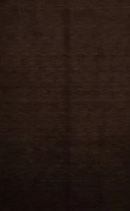 Chic Brown Handmade Area Rug 7x10 to Elevate Your Home's Aesthetic Solid Carpet - Picture 1 of 14