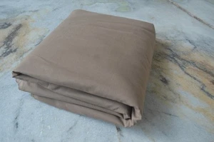 Beige Plain Fabric 100% Cotton 2.5 Yard Fabric NO TARRIF CHARGES 100%✅ ZK_65 - Picture 1 of 11
