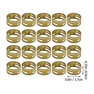 20 Pcs Kupferhängering Schmuck-Sprungringöffner Kreis-Sprungringöffner - Picture 1 of 10