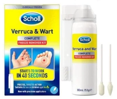 Scholl Freeze Verruca and Wart Remover, 80ml