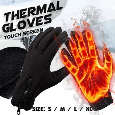 -10℉ Waterproof Windproof Touch Screen Warm Winter Gloves for Cold Weather Men - Image 1 of 4