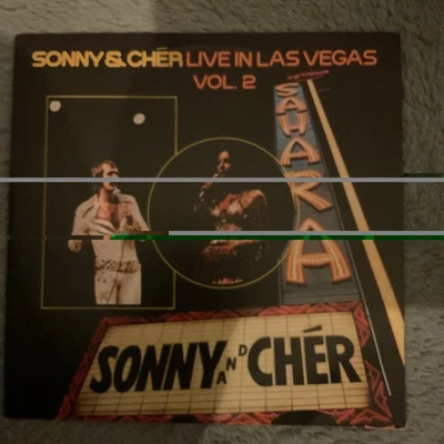 Sonny & Cher - Live In Las Vegas Vol. 2 - 2 x Vinyl LP - MCA 1974 - EX/VG+ - Image 1 of 4