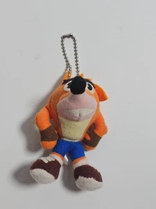 Crash Bandicoot Mini Plush Mascot Toy Keychain Yujin 1999 Japan 3.5" - Picture 1 of 9
