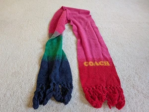 Coach Wollmischung Signatur Farbblock Strickschal - Bild 1 von 8