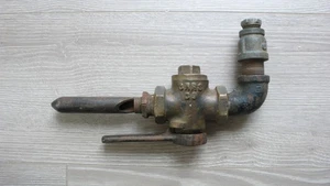 Vintage Unique Brass And Metal Steam Whistle Locomotive CRRS CO 10" Long - Picture 1 of 4