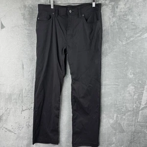 prAna Mens Outdoor Hiking Pants Size 34 Slim Fit Dark Gray - Picture 1 of 9