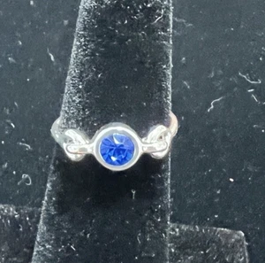 Premier Designs Schmuck Geburtsstein Silber Ring September Größe 7,75 Neu - Bild 1 von 4