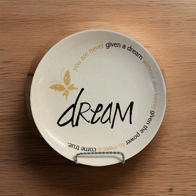 Placa Círculo de Fe de Carson "Sueño" 7.5" Oro Blanco Negro Espiritual Foto 1 de 2
