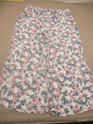 Cacique Size 22/24 Womens Multicolor Floral Drawstring Wide Led Pajama Pants 020 - Image 1 of 4