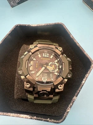 Reloj CASIO G-Shock Mudmaster Triple Sensor Cronometraje Analógico-Digital Verde Foto 1 de 4