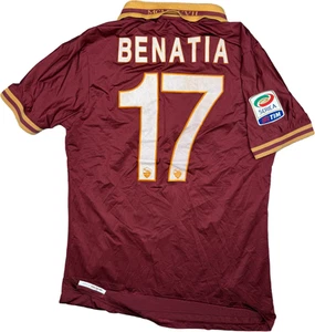 maglia calcio match worn AS Roma Benatia 2013 2014 Sky Sport vintage L - Foto 1 di 12