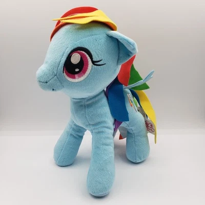 2014 Hasbro My Little Pony Rainbow Dash 12” Tall Plush Blue Horse / CC - Image 1 of 4