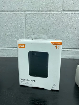 Western Digital Elements - USB Portable HDD 1TB Storage [Windows or Mac] -Sealed - Image 1 of 2