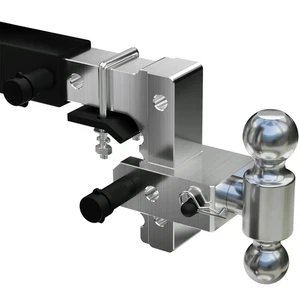 Adjustable Trailer Hitch 2 Inch Receiver 6 Inch Adjustable Drop Hitch 12500 LBS - Picture 1 of 4