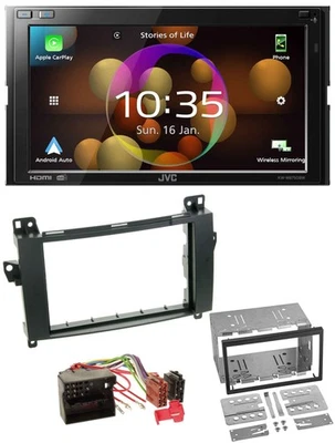 JVC DAB MP3 2DIN Bluetooth USB Autoradio für Mercedes Viano Vito W639 06-14 - Bild 1 von 4