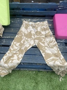 CS95 Desert Camouflage Used Trousers British Army Airsoft 85/88/104 - Picture 1 of 1