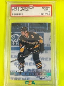 DA108005 1995 STADIUM CLUB #EC180 MARIO LEMIEUX PSA 9 - Picture 1 of 2