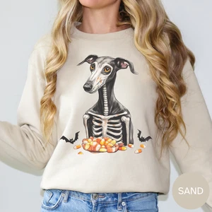 Greyhound Halloween Amante del Perro Mascota Camiseta Gildan Camisa Sudadera - Imagen 1 de 4