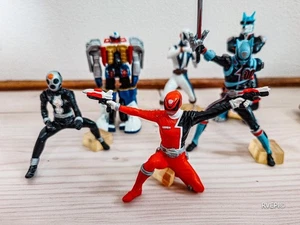 Bandai Full Color HERO Dekaranger Gashapon 6 Figure Set Capsule Toy Series - Picture 1 of 3