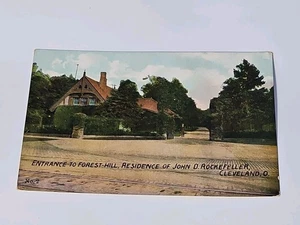 Eingang zu 10 Forest Hill Residenz John D Rockefeller Cleveland Postkarte 567 - Bild 1 von 6