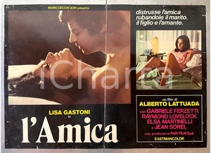 1969 Alberto LATTUADA "L'amica"-  Lisa GASTONI - Fotobusta poster film - Foto 1 di 1