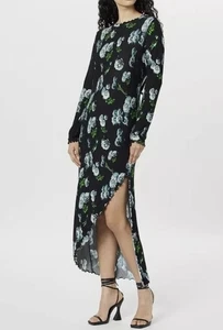 JONATHAN COHEN Lettuce Edge Maxi Dress Neiman Marcus Sustainable XS NWT $415 - Picture 1 of 13