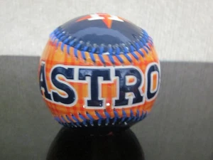 Houston Astros Navy & Orange Rawlings BLBL90 Souvenir Baseball Ball 2013 - Bild 1 von 22