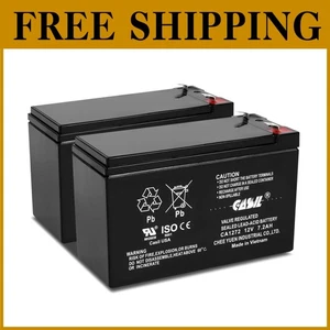 APC UPS Replacement Battery - 12V 7.2Ah Deep Cycle, 2 Pack - Picture 1 of 8