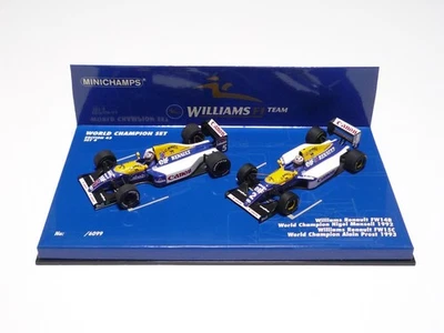 MINICHAMPS 1:43 WILLIAMS FW14B N. MANSELL, FW15C A. PROST CHAMPION SET 4 "CAMELLO" Foto 1 de 4