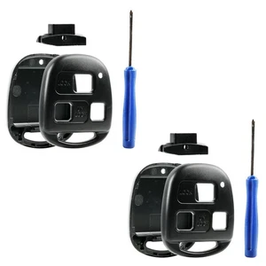 2 fits Case Shell Key Fob Keyless Entry Remote Cutting Not Required - Bild 1 von 6
