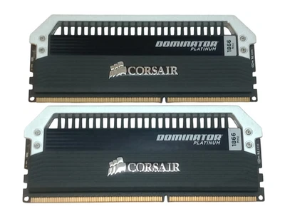 Kit x2 Corsair Dominator Platinum CMD16GX3M4A1866C9 8GB(2x4GB) DDR3-1866 RAM - Image 1 of 4
