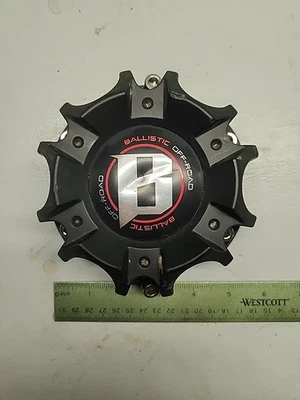 Ballistic Matte Black Wheel Center Cap CAP-WX04-135/139.7-6H LG0805-10 SGD0010 - Image 1 of 4