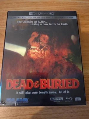 Dead & Buried (1981) - 4K UHD, Blu ray & CD set - Ltd Ed Lenticular Sleeve - new - Image 1 of 4