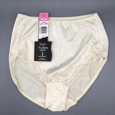 Sistema de modelado de bragas brillantes crema talla L tocador de colección 1 soporte de luz 40-203 Foto 1 de 4