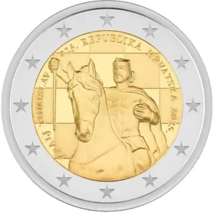 Kroatien - 2 EUROS Gedenkmünzen 2025  König Tomislav  UNCIRCULATED - Bild 1 von 6