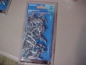 26 piezas Kit de gancho utilitario para placa de clavijas 1/8 y 1/4" - Imagen 1 de 2