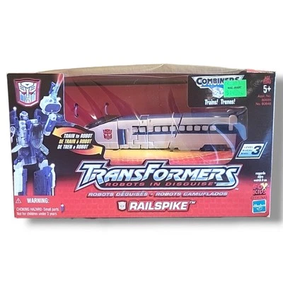 Hasbro Transformers RID RailSpike 2001 vintage incompleto Foto 1 de 4